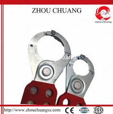 China 25mm 38mm  Nylon PA Body  Shackle Safety Lockout Hasp with Hook supplier
