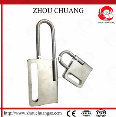China Butterfly Lockout Hasp Hardened Steel Safety Hasp Lock with tagout or laser logo supplier