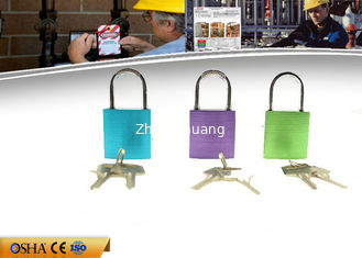 China Colorfull Metal Lock Body Inside Steel Shackle Safety Lockout Padlocks supplier