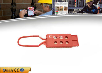 China Red Non-Conductive Hot Nylon Loto Hasp on Sale Insulation Safety Lockout Hasp supplier