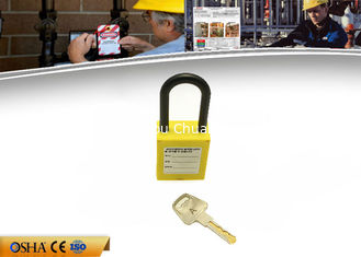 China Durable Non-conductive PA Bady Xenoy Safety Lockout Padlocks with PVC tagout supplier