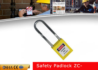 China Steel Shackle ABS Xenoy  Body Master Keyed Safety Lockout Padlocks supplier