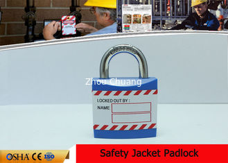 China Xenoy Lock Body 20.4mm Shackle Safety Jacket Lockout Padlocks supplier