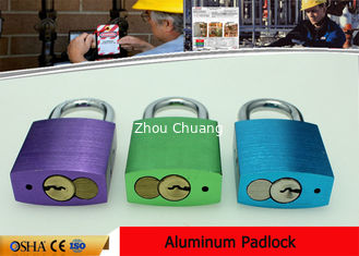 China Painted Coating Body Length Safety Aluminum Safety Lockout Padlocks supplier