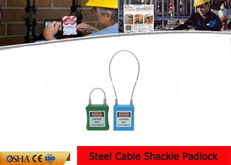 China Stainless Steel Cable Shackle	Safety Lockout Padlocks with Colorfull Body supplier