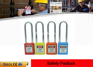 China 76MM Long Steel Shackle ABS Xenoy  Body Master Keyed Safety Lockout Padlocks supplier