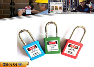 China Color Short Stainless Steel Keyed Differ Safety Lockout Padlocks supplier