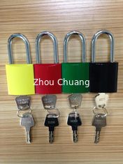 China Steel Shackle Aluminum Lock Body Safety Lockout Padlocks With Key Alike, Different Master Key supplier