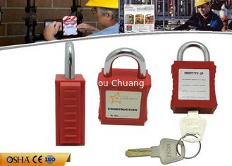 China ABS Xenoy Safety Lockout Padlocks, 25 Mm Mini  Hardened Short Steel Shackle Safety Lockout supplier