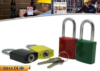 China Colorful Aluminum Safety Lockout Padlocks Stable Paint Coating Surface supplier