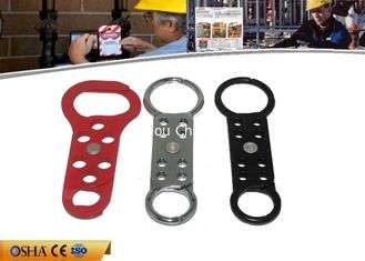 China 44g Safety Double - End Color Steel Hasp Lock 6pcs Padlock Available HASP supplier