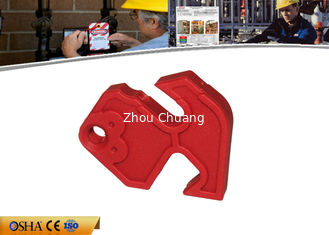 China Nylon Material Easy-to-use Circuit Breaker Lock , 33g Switch Breaker Lockout Device supplier