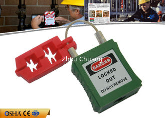 China Snap-on Breaker Safety Lock Out With Modified Industrial Plastic Nylon PA Material supplier