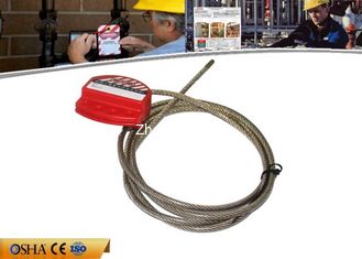 China Cable Safety Lock Out with 1.8M Adjustable Length Stainless Steel Material supplier