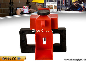 China Nylon  PA Large Circuit Breaker Lockout  Clamp - On Type 7 Mm Shackle Diameter supplier