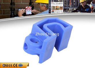 China Blue Tough Nylon Electrical Breaker Lockout Device Miniature Multi Functional supplier