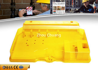 China Yellow Lock Out Station Contain 5 Padlocks  Integrated High - Class supplier