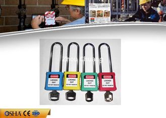 China 126g ABS Safety Lockout Padlocks CE ATEX  Approval 76 Mm Steel Shackle supplier