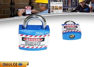 China ABS Mini Safety Lockout Padlocks With 20.4 Mm Height 5.4 Mm Thickness Shackle supplier