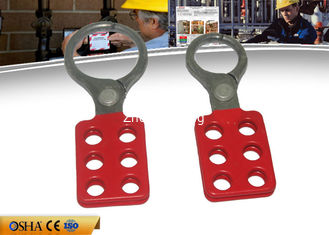 China ZC-K12 Vinyl Coated Aluminum Hasp , 1.5''  6pcs Padlocks 39g Hasp Lockout supplier