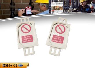 China 7g PVC Lockout Tagout Tags , 38.58 * 4.55 * 81.74 Mm Lockout Tagout supplier