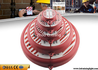 China 6.5 Inch - 10 Inch Diameter Valve Lock Out With Padlocks ABS Material supplier