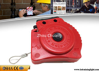 China Automatic Retractable Cable Lockout  , Safety Lockout Locks With 1.8m Rope supplier