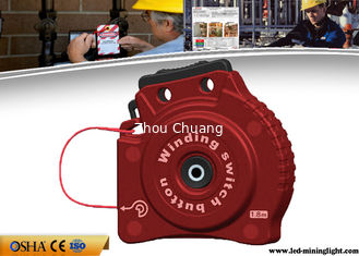 China Multi Function Red  Cable Lock Out , PC Automatic Telescopic Lockout Cable supplier
