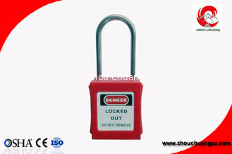 China High Security 38mm Length Steel Shackle safety padlock lockout supplier