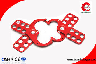 China Best Red Economic Steel Safety Lockout Locking Hasp Lock With two resistantTaps supplier