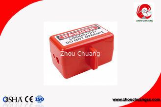China ABS Electrical Pneumatic Plug Lockout 110V / 220V / 550V Plug Lock with 4pcs Safety Padlocks supplier