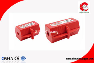 China ZC-D41 56g Rugged Elecctrical Plug Safety Lock Out Polypropylene Safety Lock Out For 110V plug supplier