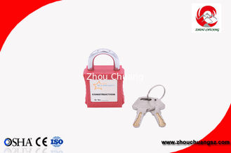 China ZC-G01 Industrial 38mm Short Shackle Steel Padlock Keyed Alike supplier