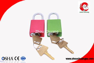 China Shenzhen Manufacturer Colorful Oxide Coating Aluminum Padlock Safety Lockout supplier