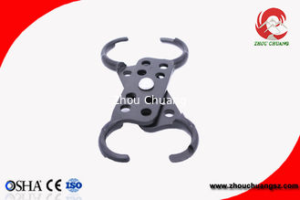 China DOUBLE-END AlUMINUM HASP ALLOW TO 8 PADLOCKS HOLE DIAMETER 8.5MM supplier