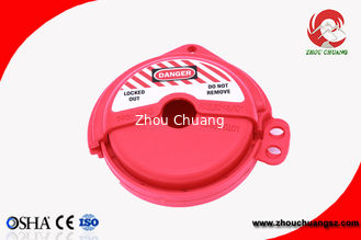 China Hot Selling Custom Red Colour Gate Valve Handle Lockouts With Tagout supplier