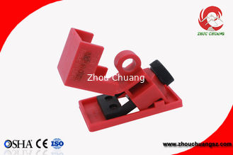 China Safety Nylon Clamp-on Breaker Lockout for 120-277V switch circuit breaker supplier
