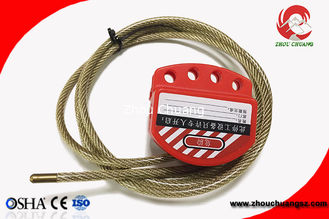 China 1.8m Adjustable Stainless Steel Cable  Lockout UV resistance pvc supplier
