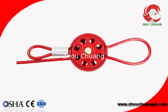China Cheap 8 Hole Resistant ABS Wheel Type Cable Lockout multipurpose cable lockout Can be Customized supplier