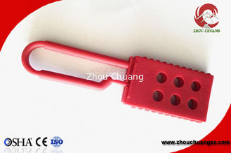 China Cheap price and high quality Nylon Lockout Hasp 6 padlocks available supplier