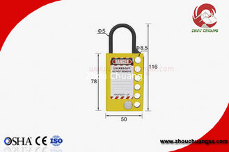 China Aluminum Alloy Safety Lockout Hasp hasp and tags together high temperature resistance supplier