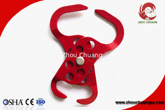 China Double End Steel Lockout Hasp  hardened steel , high temperature spraying supplier