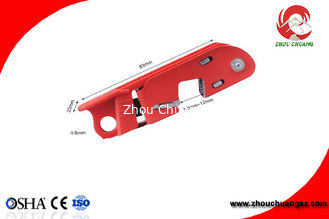 China 2018 new plastic master lock red medium circuit breaker lockout ZC-DW11 supplier