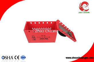 China Loto Safety  Electric Lockout Kit Padlock Station Portable Steel Plate Safety Group supplier