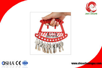 China OEM 12 Padlock Holes Customized Portable Padlock Rack advanced lockout station supplier