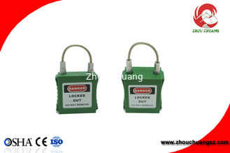 China Stainless Steel Cable Shackle Safety Lockout Padlocks with Colorfull Body supplier