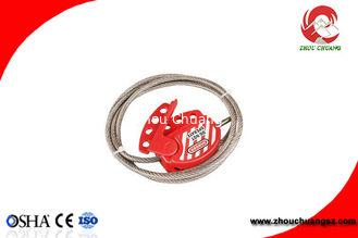 China Certificate Of Compliance Adjustable Stainlessv Steel Safety Cable Lockout supplier