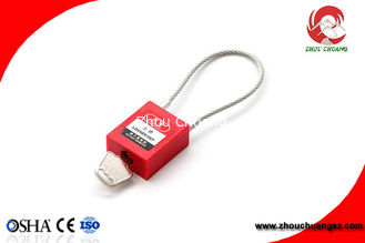 China Top Security Cable Shackle  Padlock For Security Lockout Using Can Customized supplier