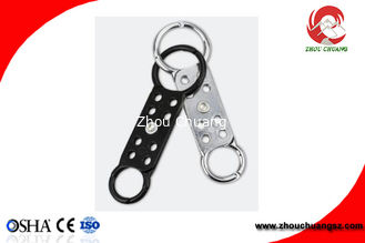 China OEM Different Sizes Allowing to 8 padlocks double-end aluminum metal lockout hasp supplier