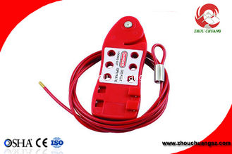 China Economic Adjustable Stainless Steel Cable Security Lockout PC Body supplier